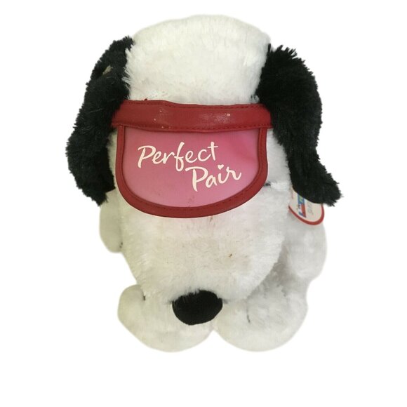 PERFECT PAIR Card Playing Snoopy Plush w/ Visor & Arm Band w/tag Hallmark - Picture 2 of 11